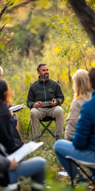 Sesja coachingowa w naturze